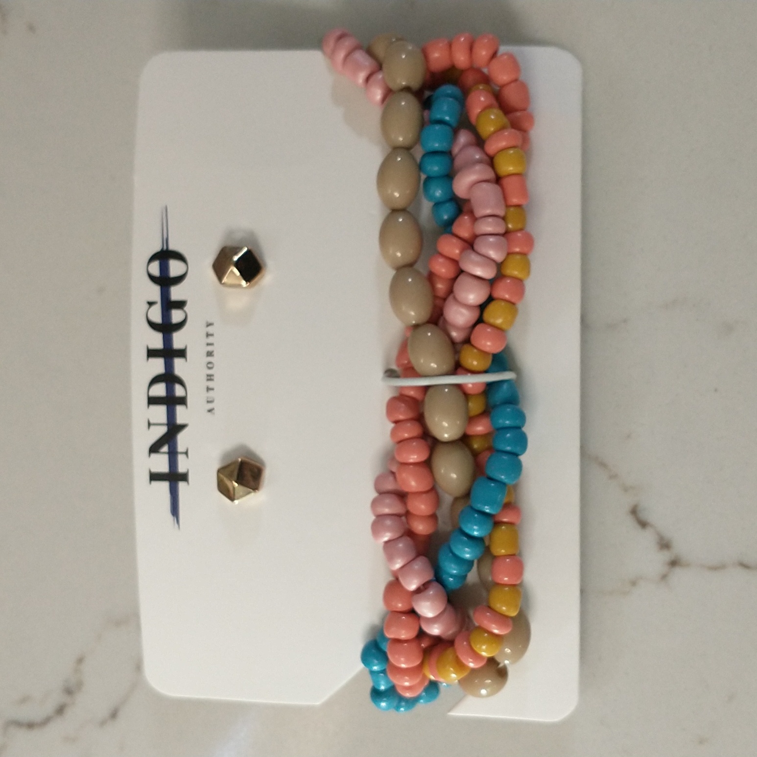 Indigo Multi-Strand Bracelet